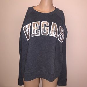 Vegas grey pull over VS PINK